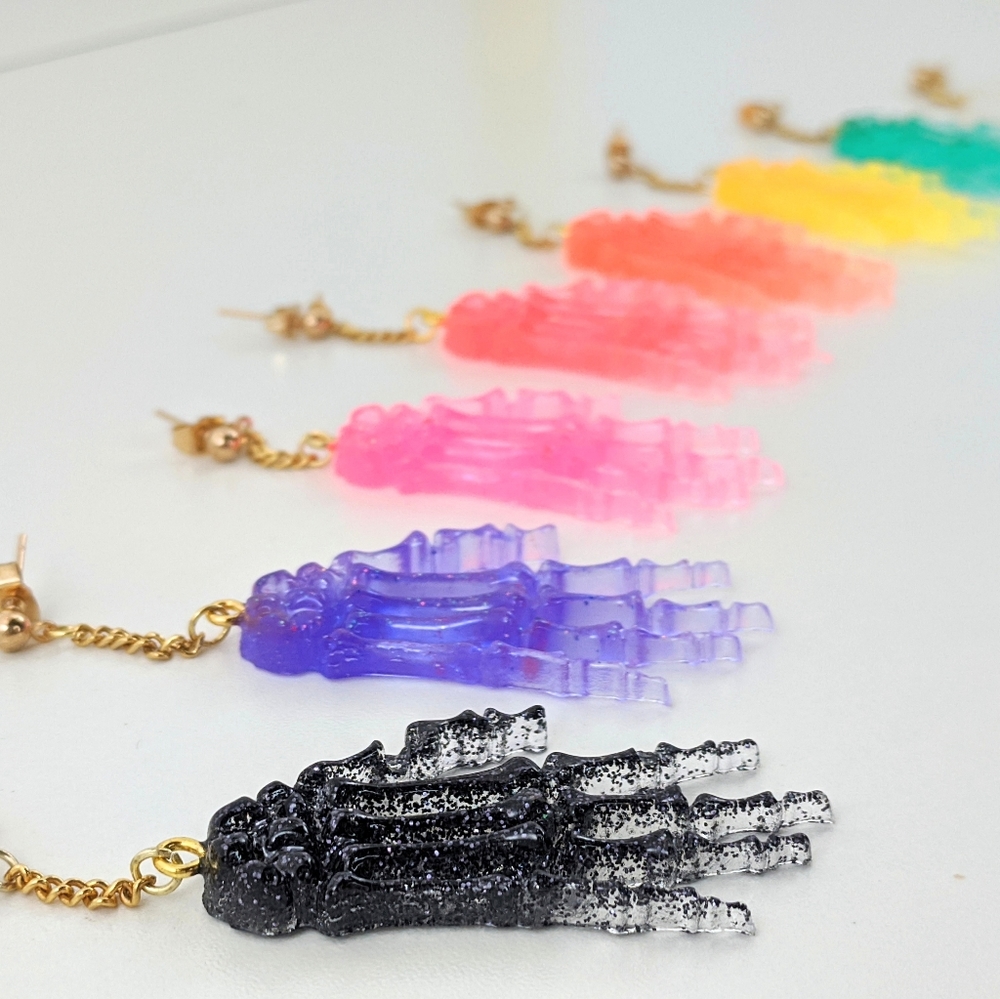 Pretty Cute Creepy Kawaii Bright Dangle Earring